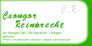 csongor reinprecht business card